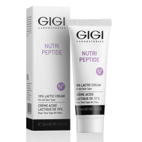 Gigi Nutri Peptide 10% Lactic Cream 50ml - brightening moisturiser for all skin types